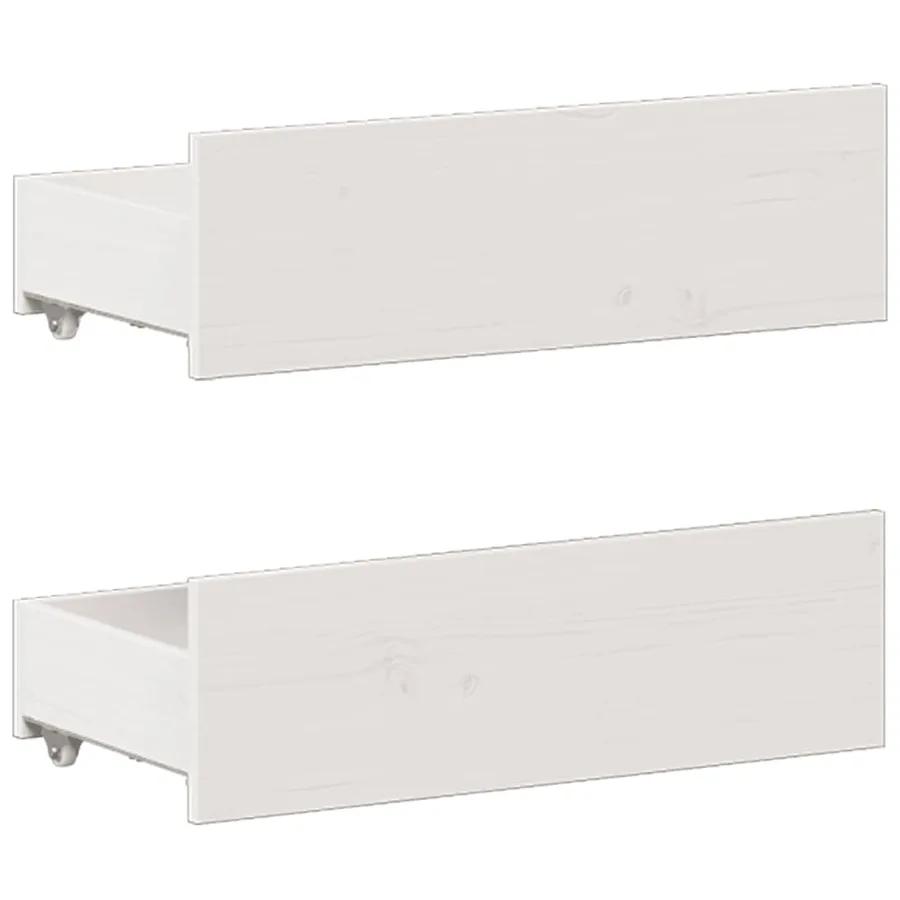 Cadre de lit sans matelas avec tête de lit 200x200 cm bois pin - 8