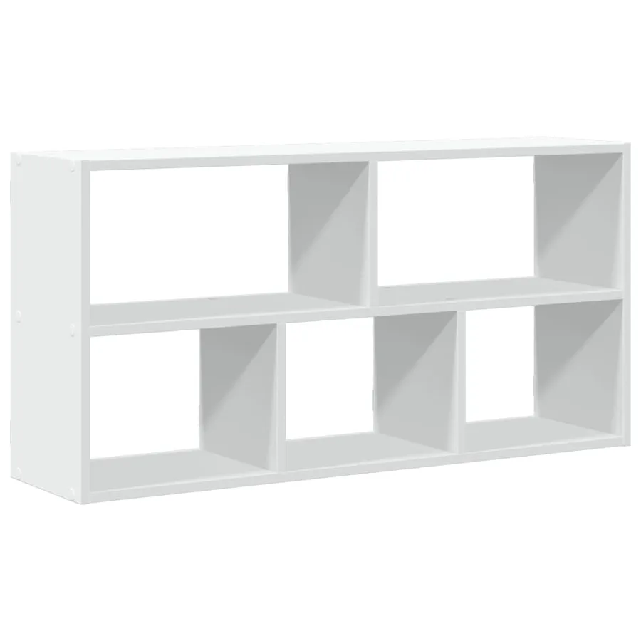 Étagère murale blanc 100x25x50 cm bois d'ingénierie - 2
