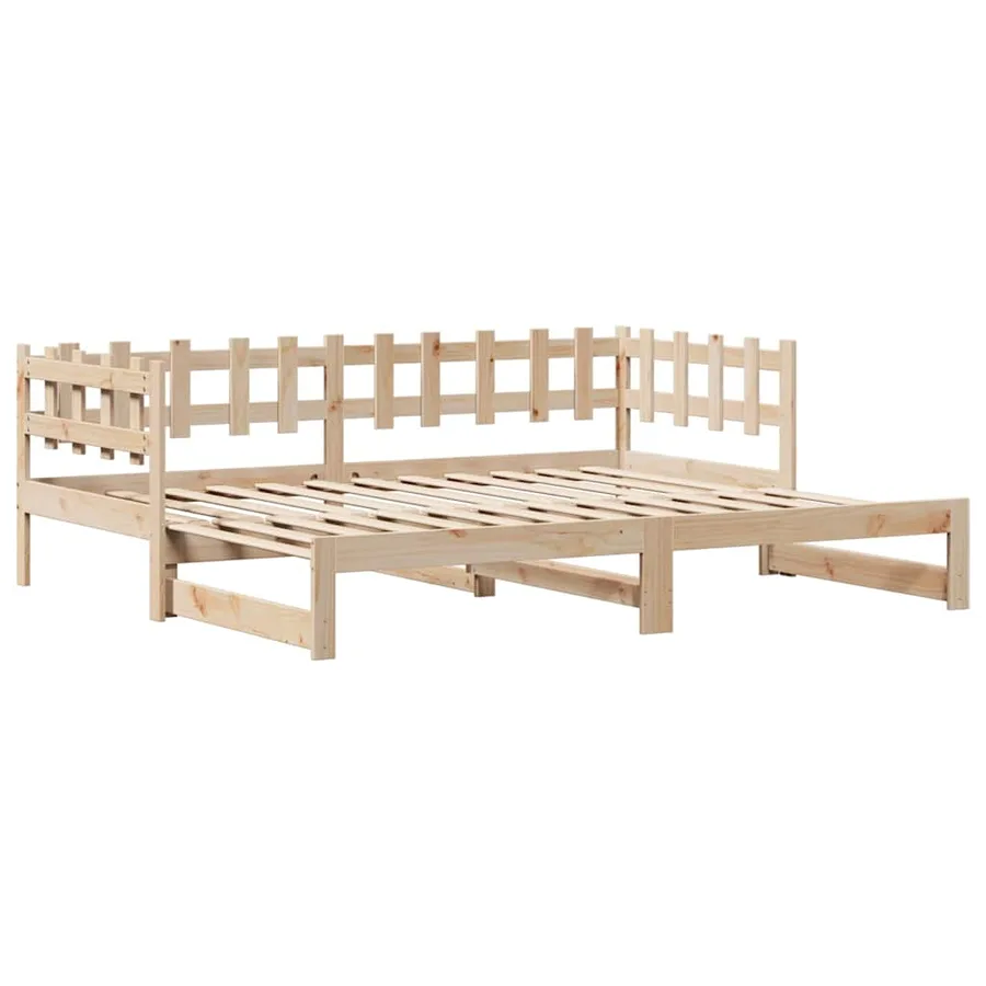 Lit de jour avec gigogne et tiroirs sans matelas 90x200 cm - 4