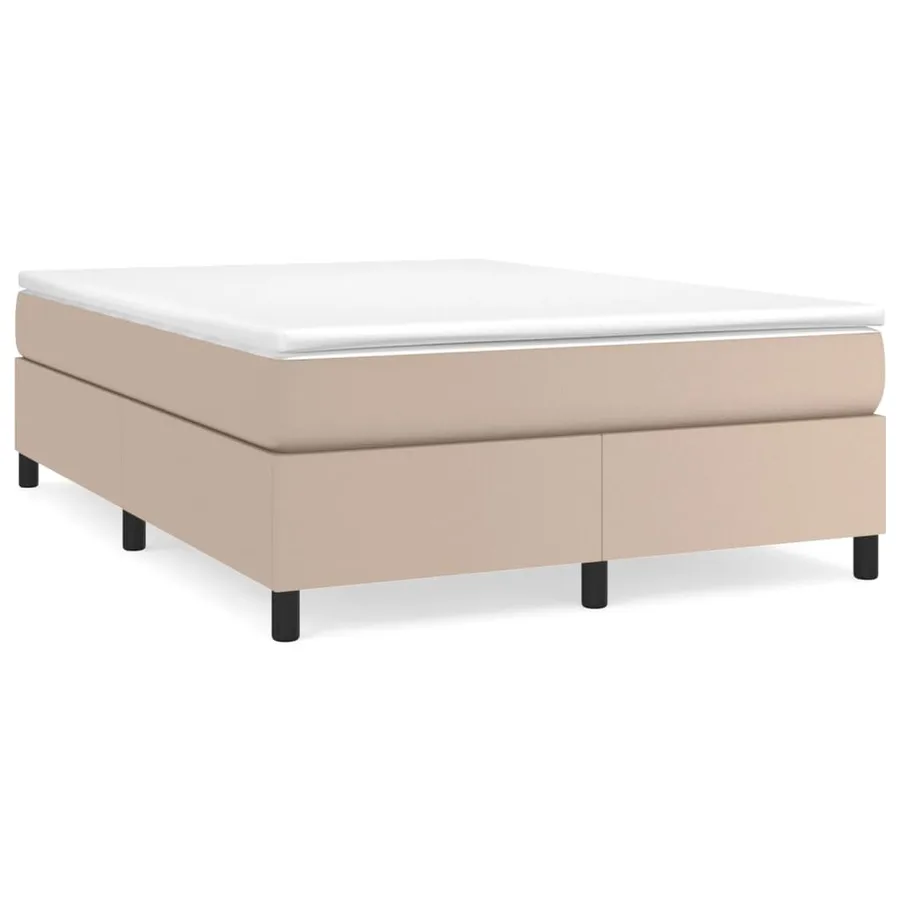 Sommier à lattes de lit avec matelas Cappuccino 160x200 cm - 2