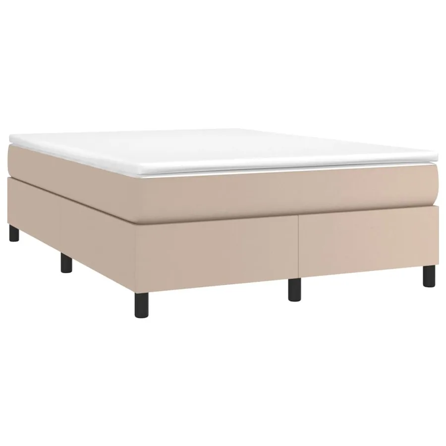 Sommier à lattes de lit avec matelas Cappuccino 160x200 cm - 3