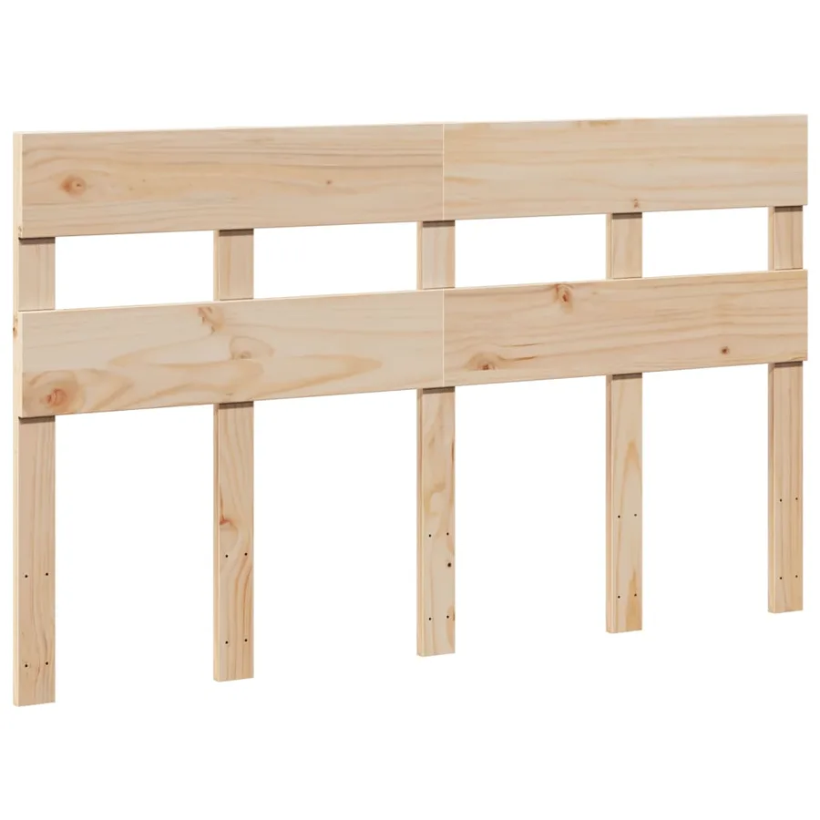 Cadre de lit sans matelas 120x200 cm bois de pin massif - 5