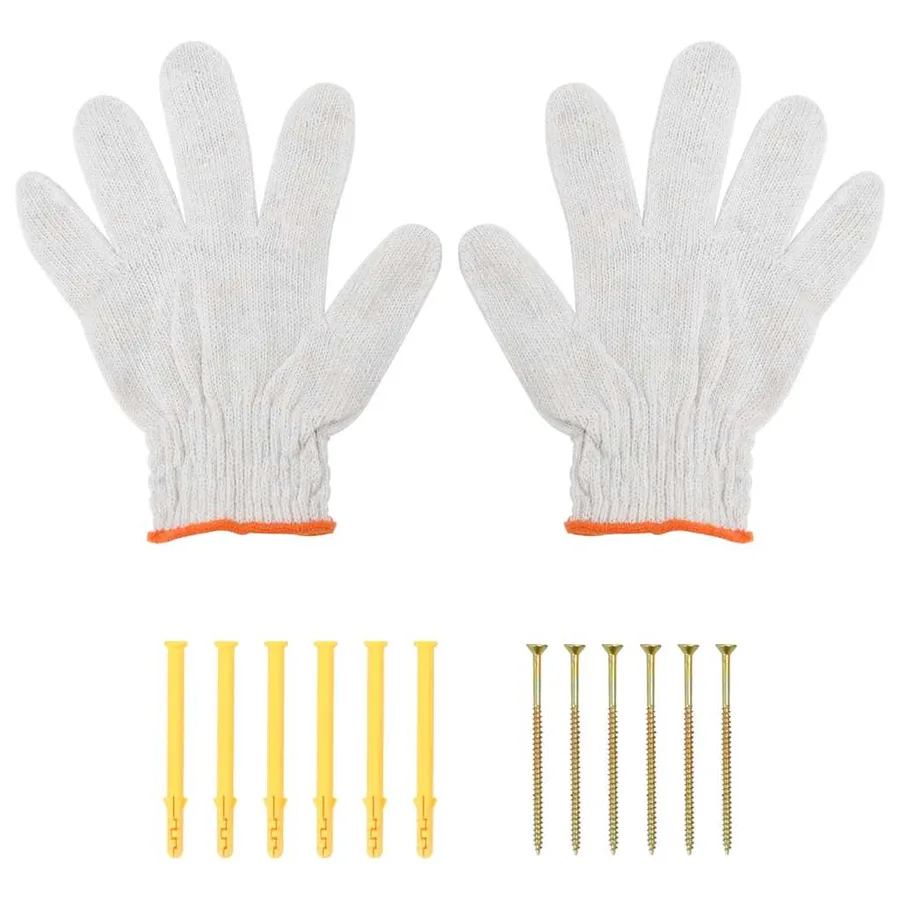 Étagères murales 3 pcs argenté acier inoxydable - 8