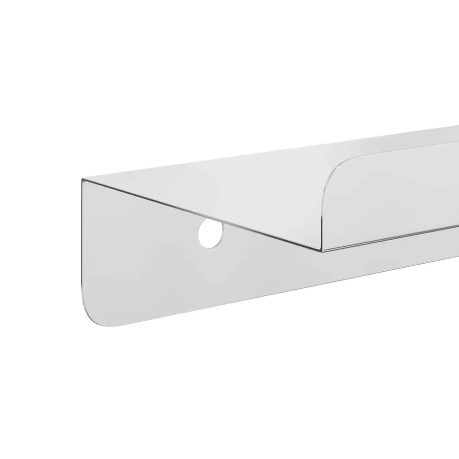 Étagères murales 3 pcs argenté acier inoxydable - 9