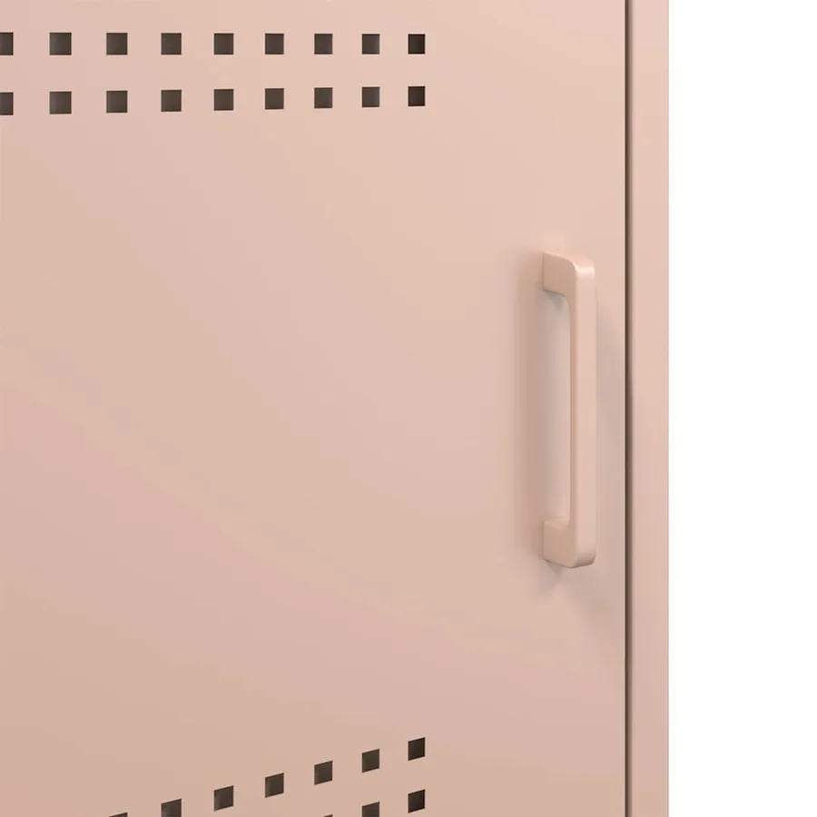 Meuble TV rose 100,5x39x50,5 cm acier - 12