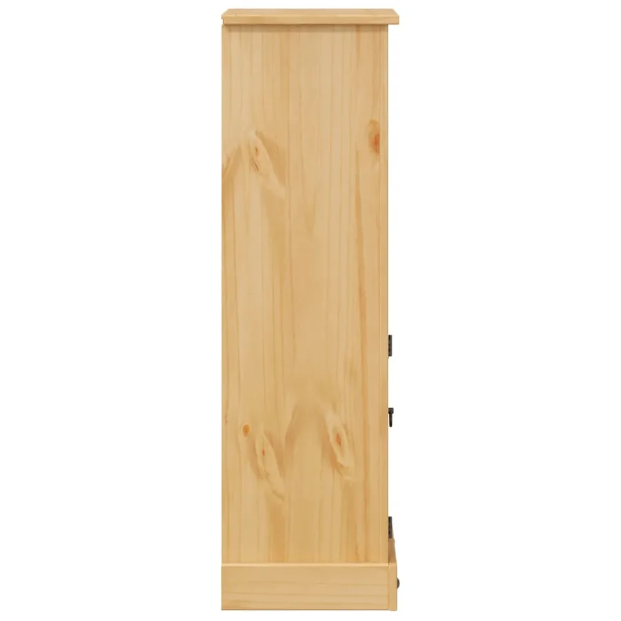 Armoire de salle de bain Corona 45x33x110 cm bois de pin massif - 6