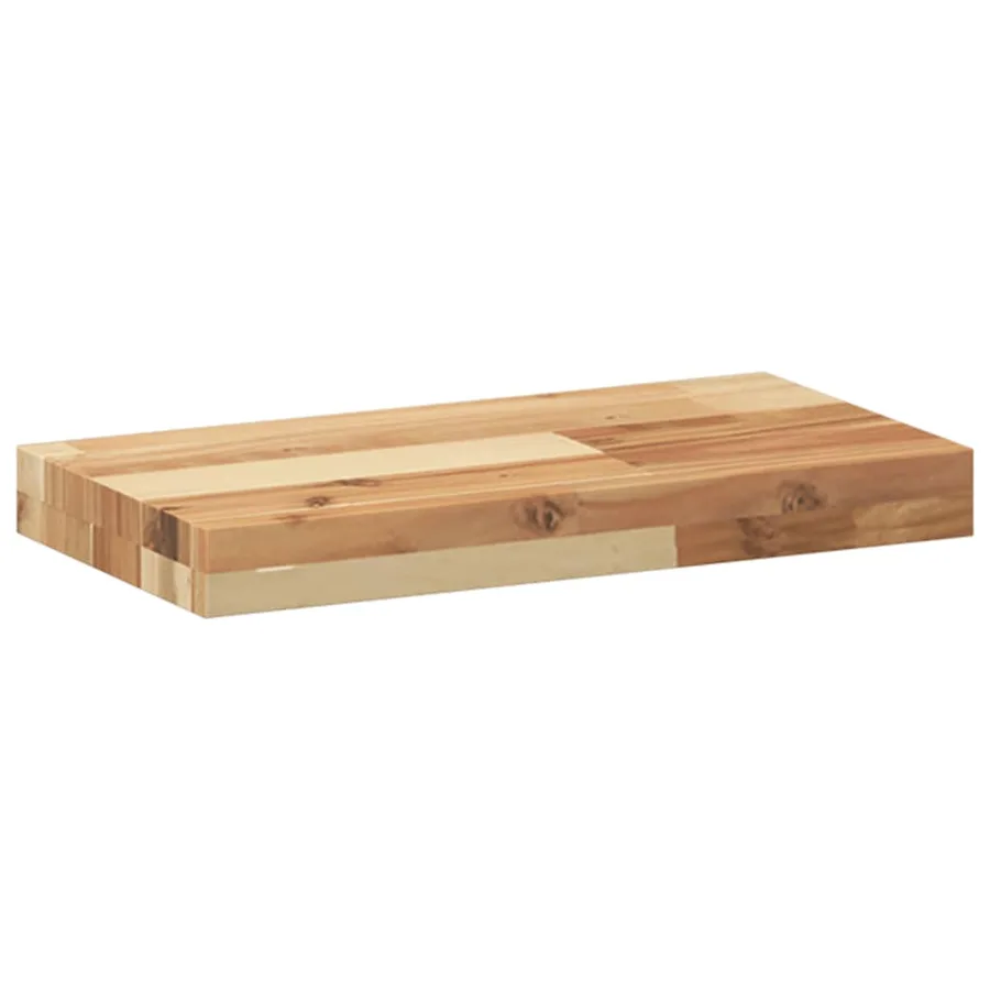 Étagères flottantes 3 pcs 60x20x4 cm acacia massif à l'huile - 6