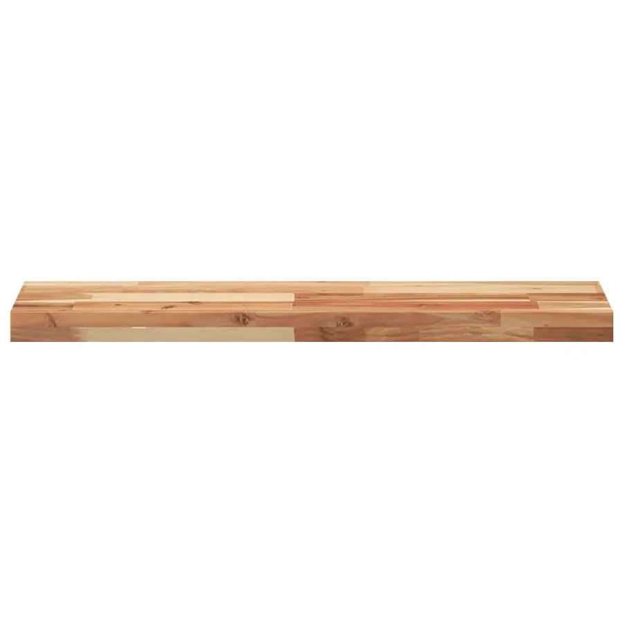 Étagères flottantes 2 pcs 100x20x4 cm acacia massif à l'huile - 4