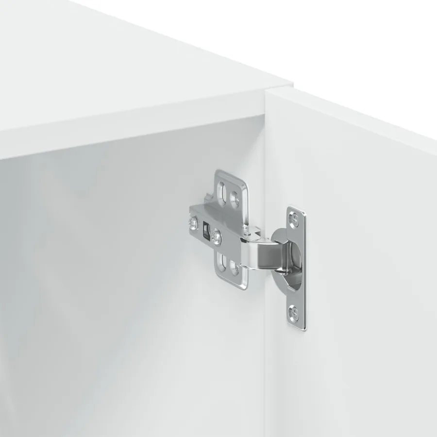Armoire de rangement blanc 70x42,5x225 cm bois d'ingénierie - 11