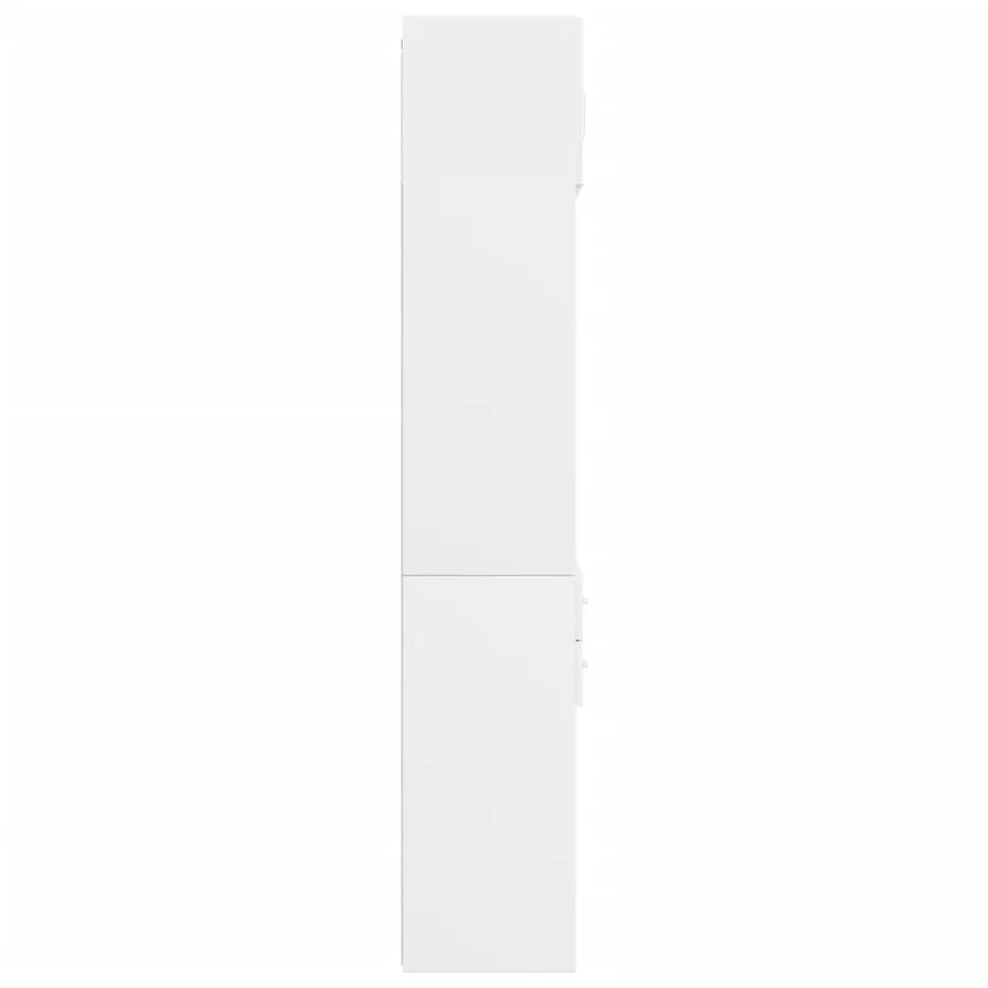 Armoire de rangement blanc 70x42,5x225 cm bois d'ingénierie - 7