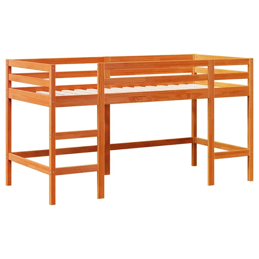 Lit mezzanine d'enfants sans matelas avec échelle 90x190 cm - 3