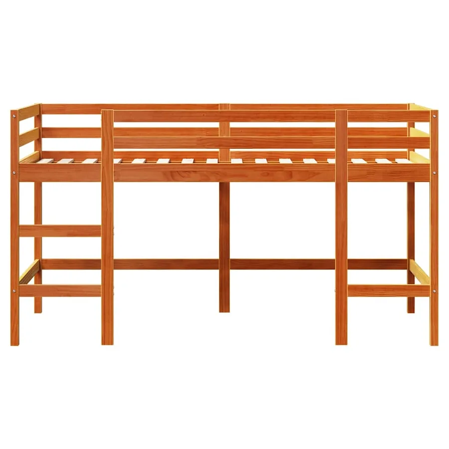 Lit mezzanine d'enfants sans matelas avec échelle 90x190 cm - 4