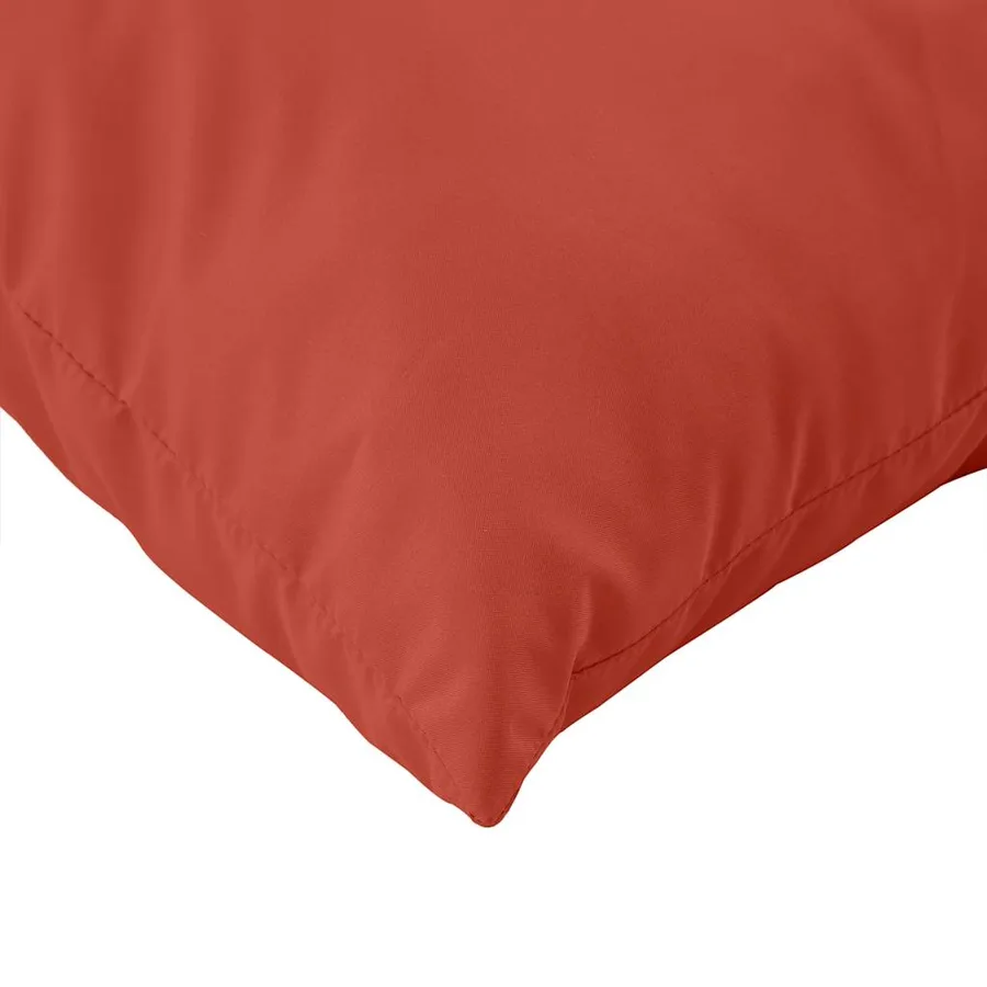 Coussins de palette lot de 2 rouge mélangé tissu - 7