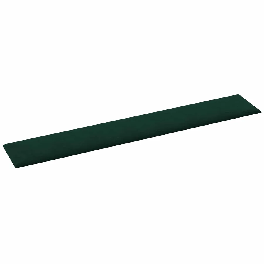 Tête de lit murale 12 pcs Vert foncé Velours - 3