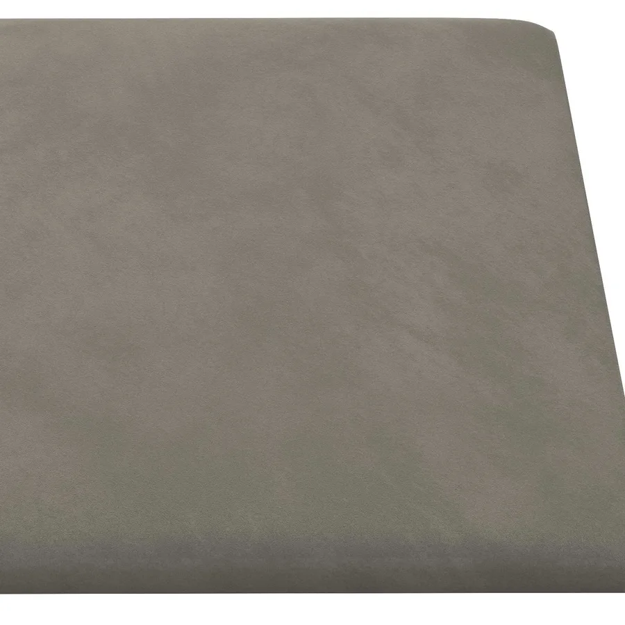 Tête de lit murale 12 pcs Gris clair Velours - 4