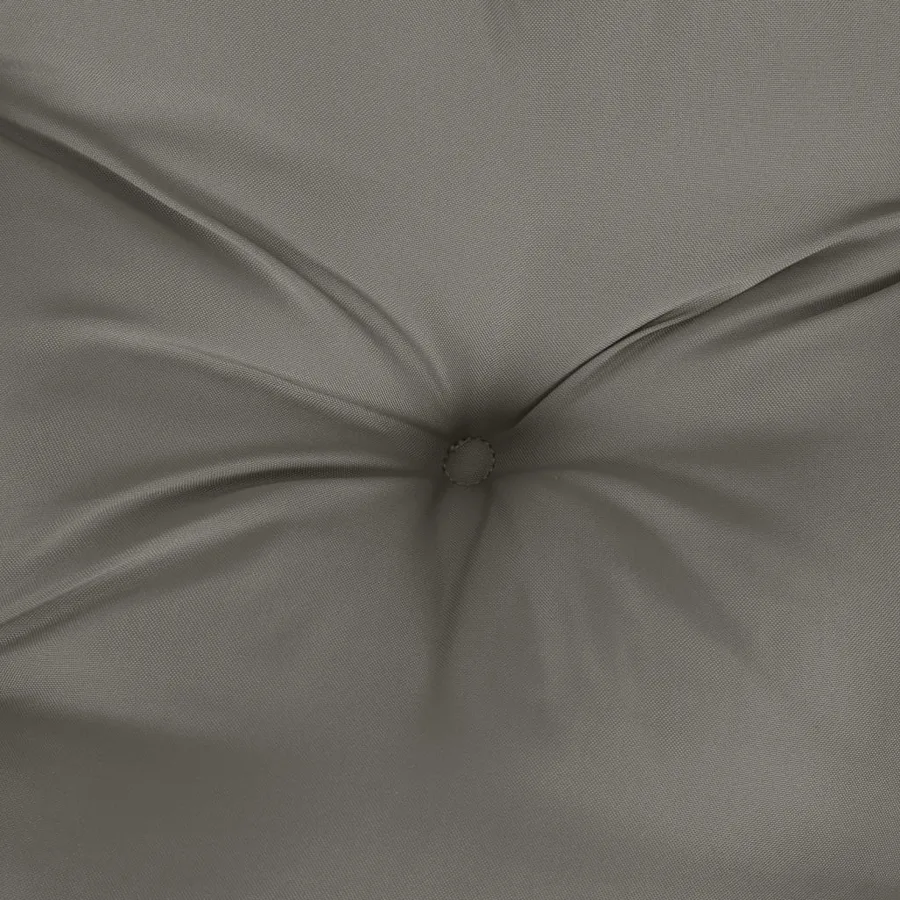 Coussin de banc de jardin gris foncé mélangé 120x50x7 cm tissu - 6