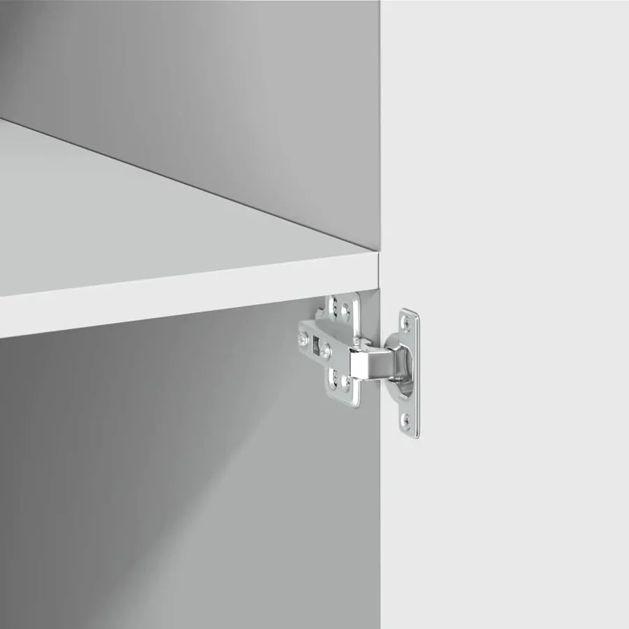 Armoire de rangement blanc 70x42,5x225 cm bois d'ingénierie - 9