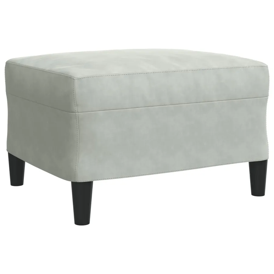 Ensemble de canapés 3 pcs et coussins et traversins velours - 6