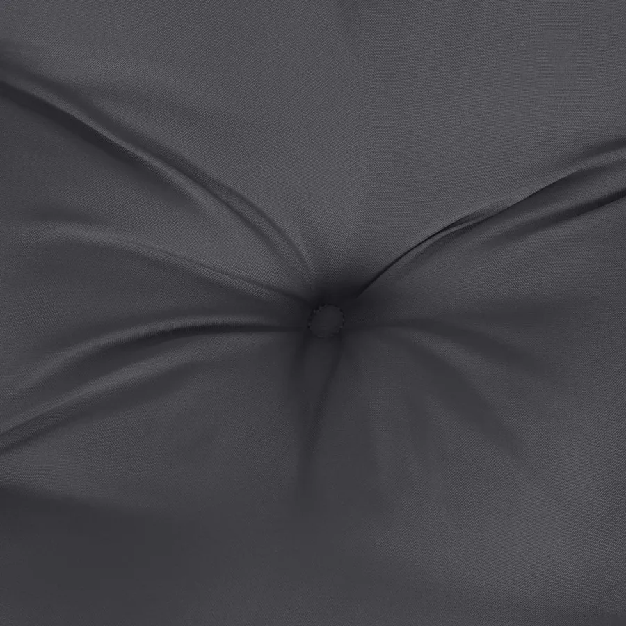 Coussin de banc de jardin anthracite mélangé 120x50x7 cm tissu - 6