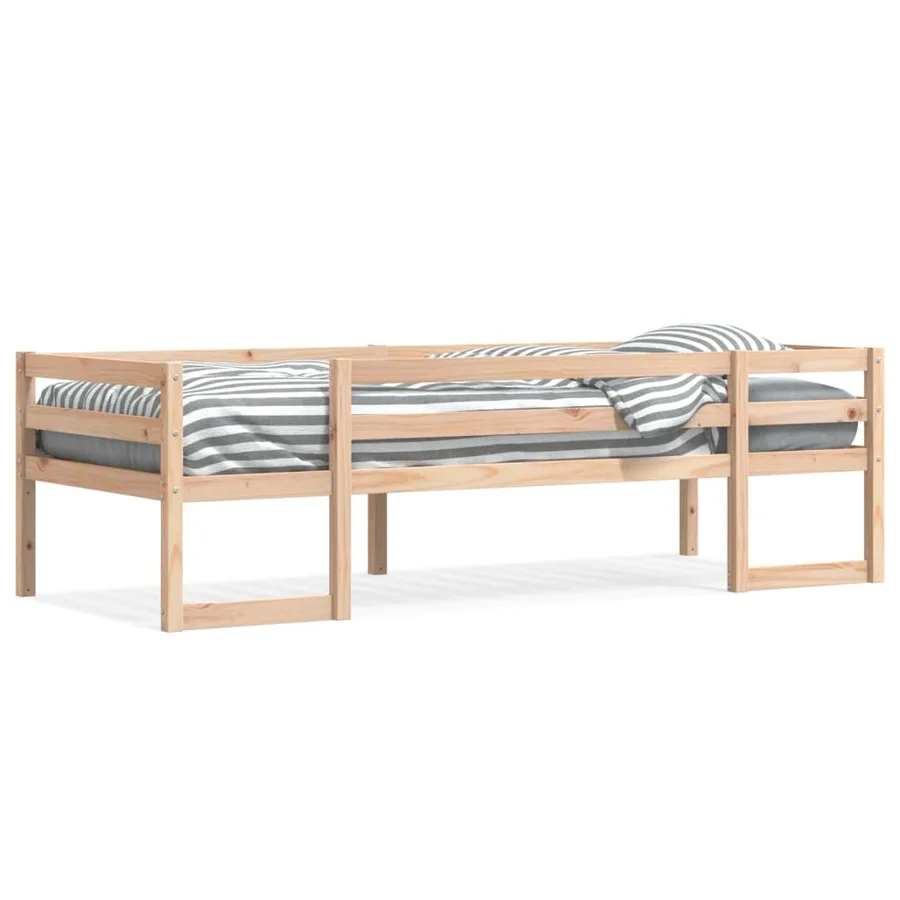 Cadre de lit pour enfants sans matelas 75x190 cm pin massif - 2
