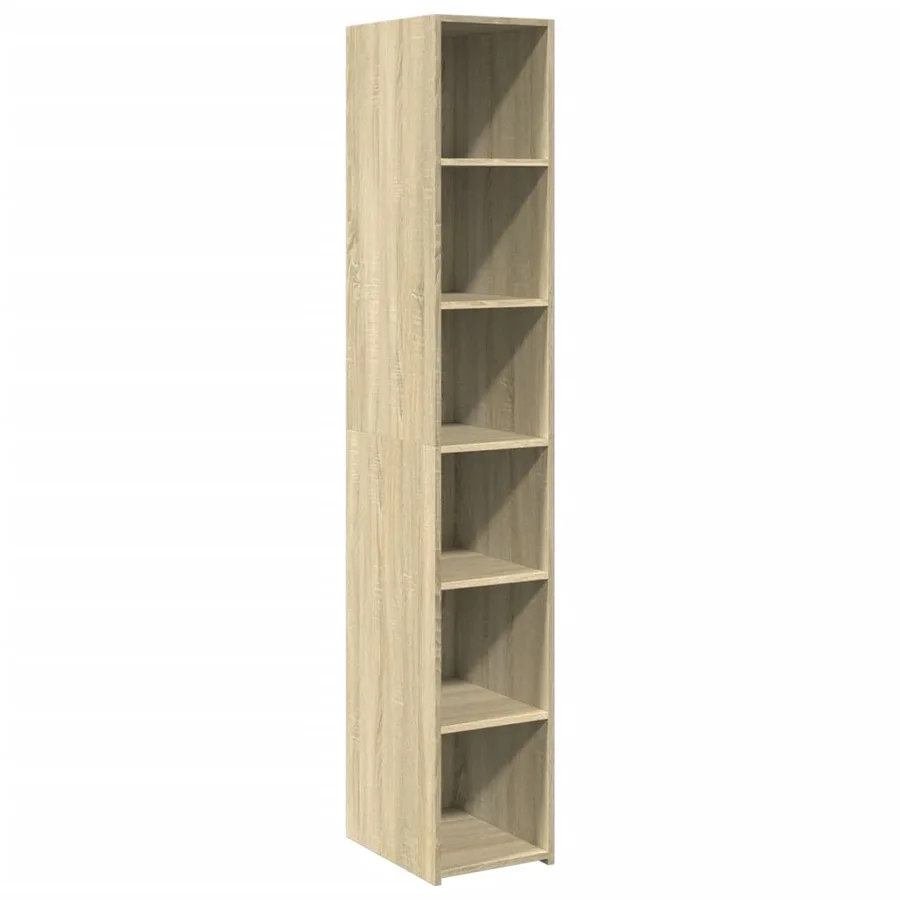 Buffet haut chêne sonoma 30x41x185 cm bois d'ingénierie - 2