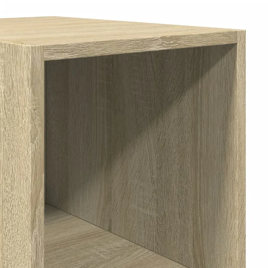 Buffet haut chêne sonoma 30x41x185 cm bois d'ingénierie - 7