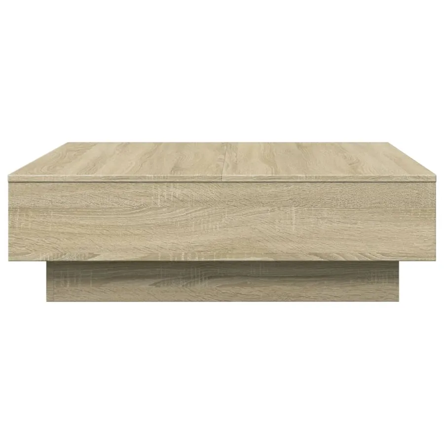 Table basse Chêne sonoma 90x90x28 cm Aggloméré - 5