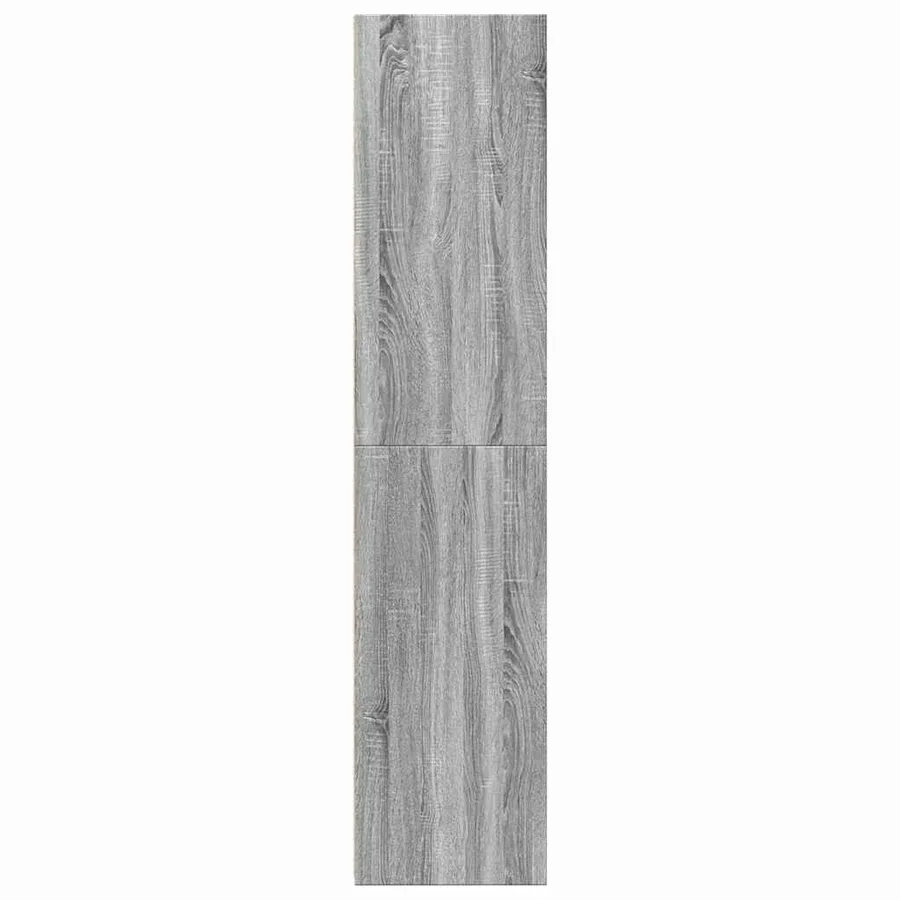 Buffet haut sonoma gris 40x41x185 cm bois d'ingénierie - 5