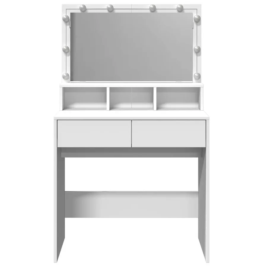Coiffeuse avec LED blanc 80x41x134,5 cm - 5