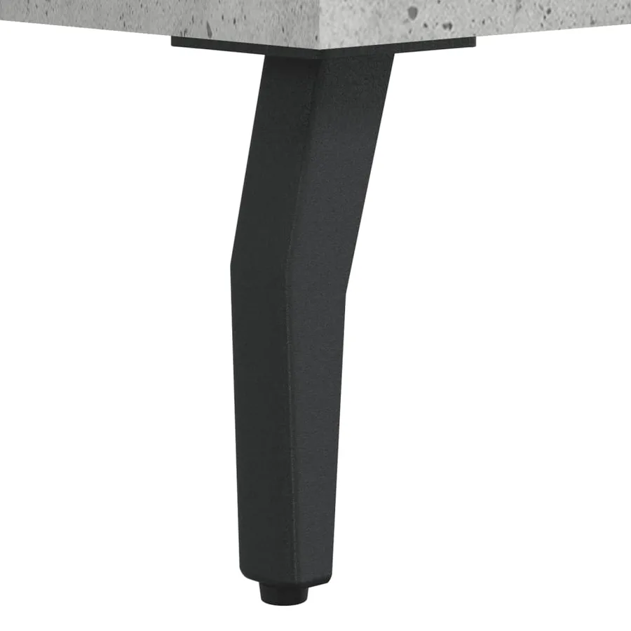Buffet Gris béton 34,5x34x90 cm Bois d'ingénierie - 11