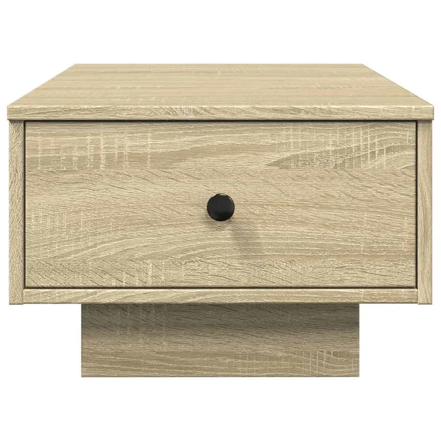Table basse chêne sonoma 60x45x31 cm bois d'ingénierie - 4