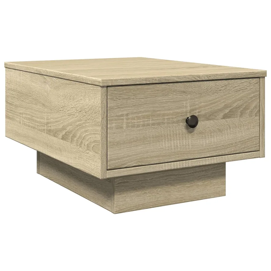 Table basse chêne sonoma 60x45x31 cm bois d'ingénierie - 6