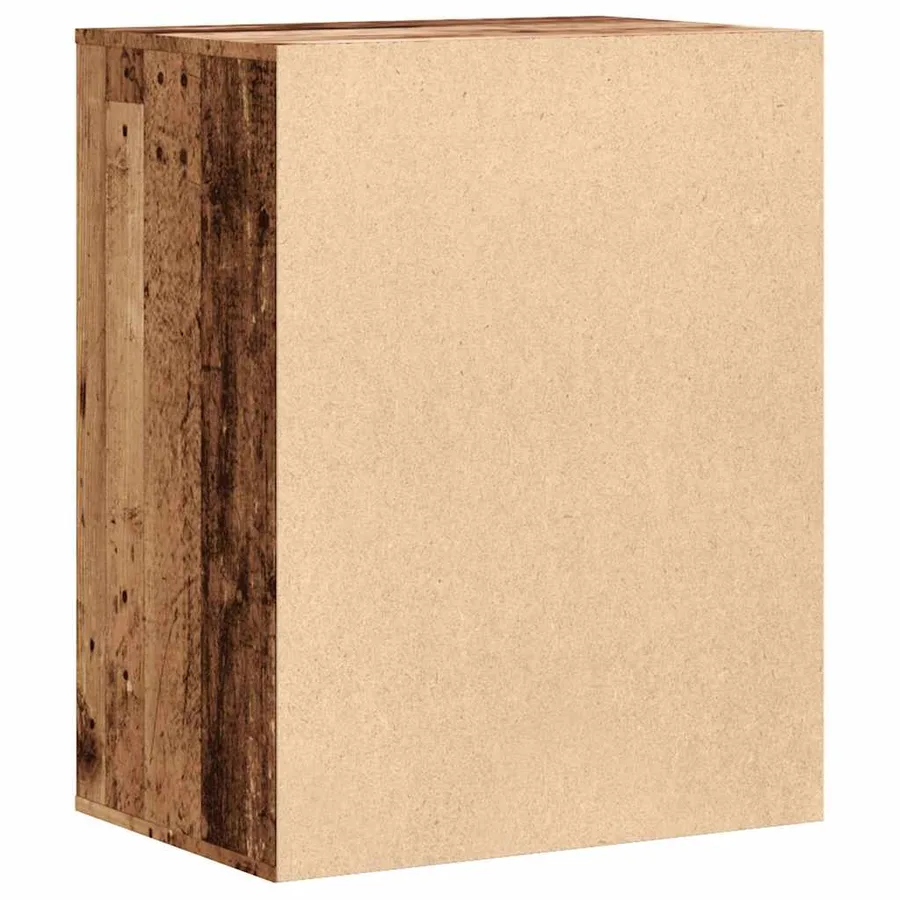 Commode d'angle vieux bois 60x41x76 cm bois d'ingénierie - 6
