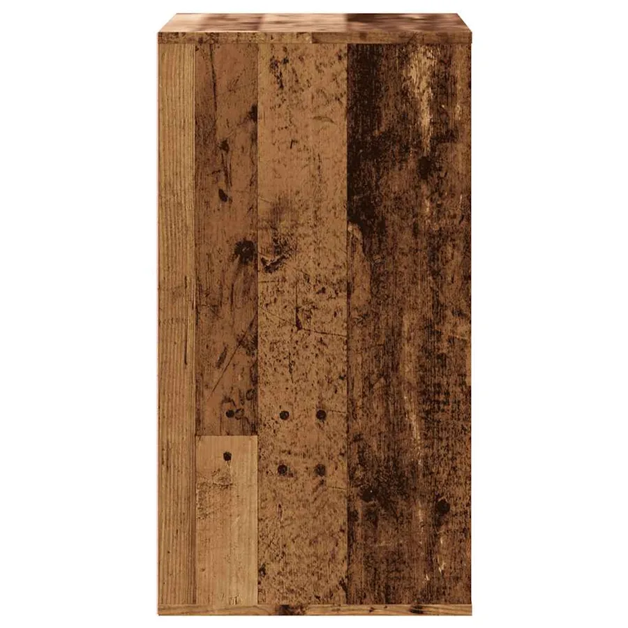 Commode d'angle vieux bois 60x41x76 cm bois d'ingénierie - 7