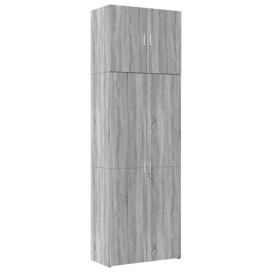 Buffet haut sonoma gris 80x42,5x249 cm bois d'ingénierie - 2