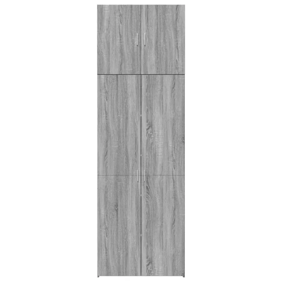Buffet haut sonoma gris 80x42,5x249 cm bois d'ingénierie - 5