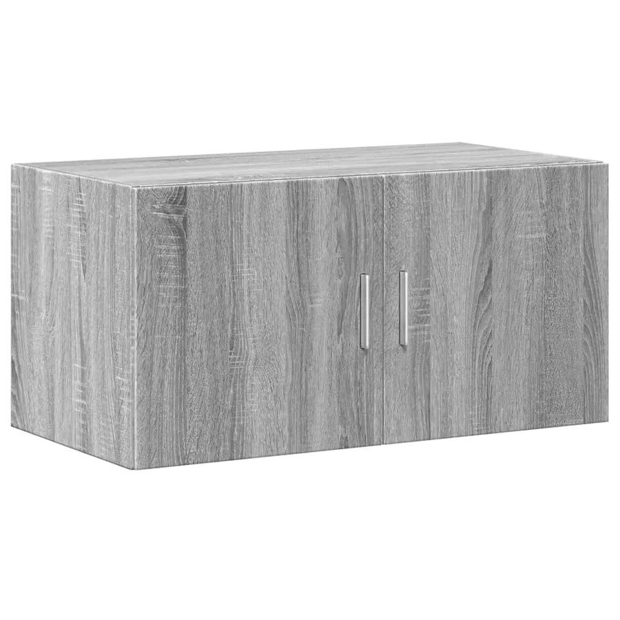 Armoire de rangement sonoma gris 80x42,5x225 cm - 5