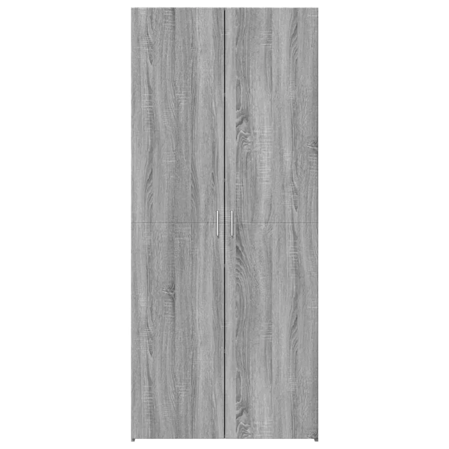 Buffet haut sonoma gris 80x42,5x185 cm bois d'ingénierie - 3