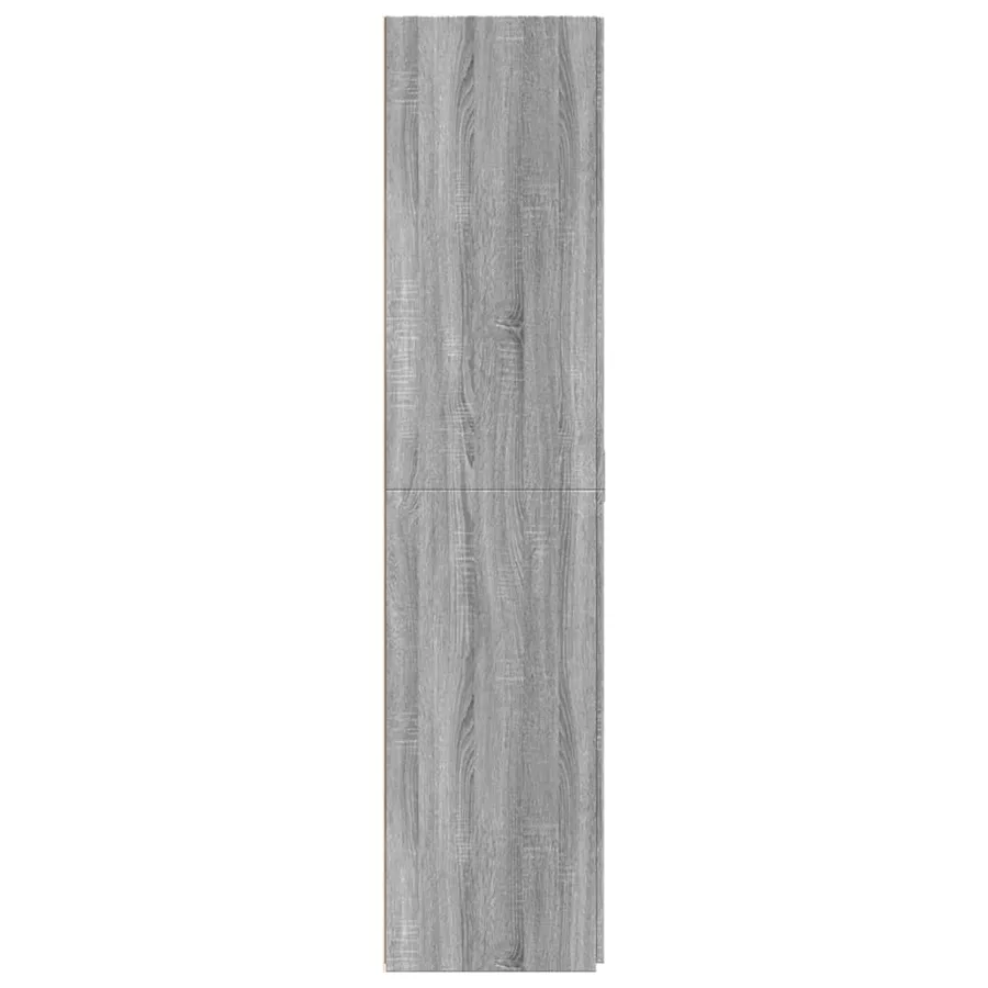 Buffet haut sonoma gris 80x42,5x185 cm bois d'ingénierie - 5