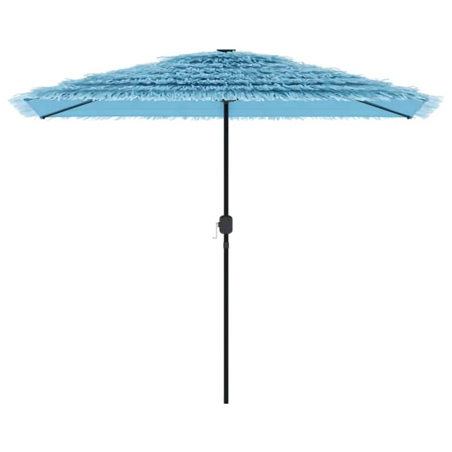 Parasol de jardin avec mât en acier bleu 300x200x250 cm - 3