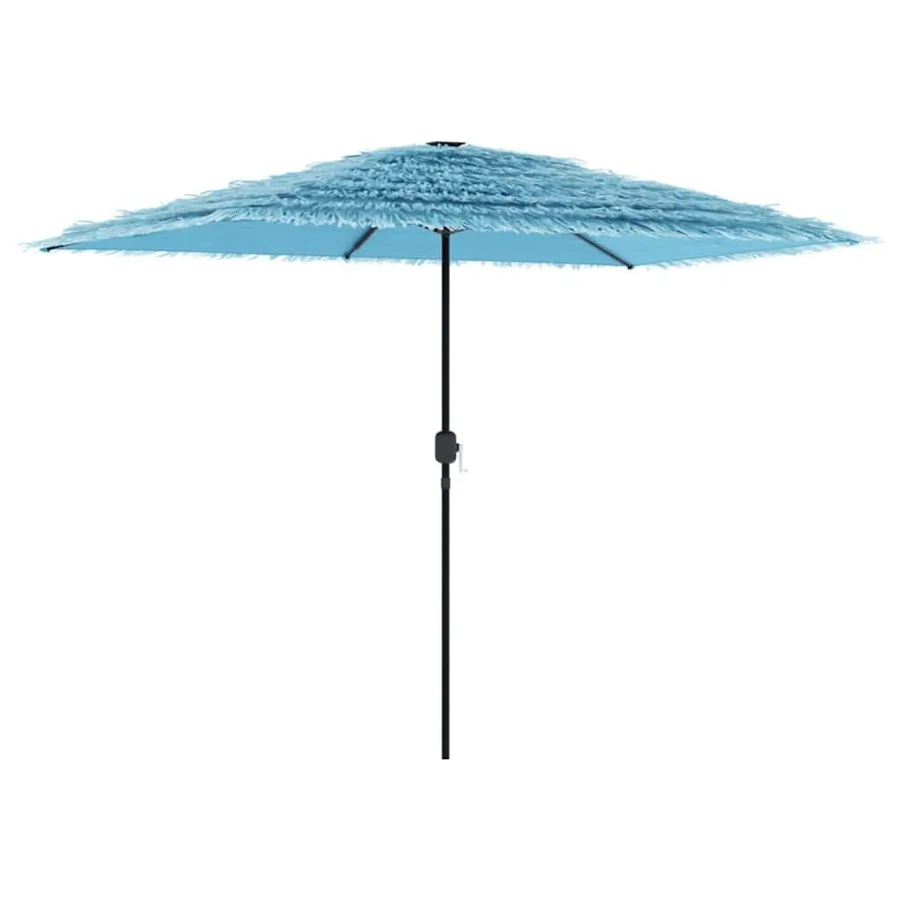 Parasol de jardin avec mât en acier bleu 300x200x250 cm - 5