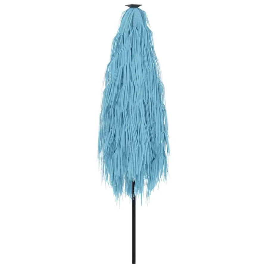 Parasol de jardin avec mât en acier bleu 300x200x250 cm - 6