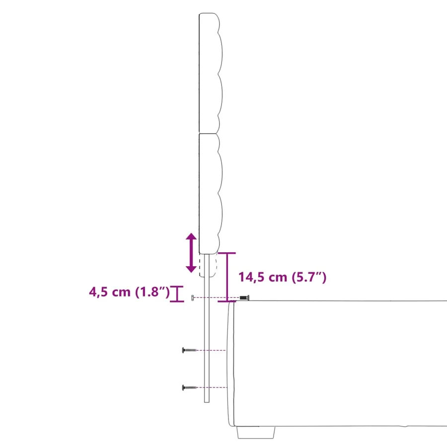 Sommier à lattes de lit avec matelas Cappuccino 90x200 cm - 14