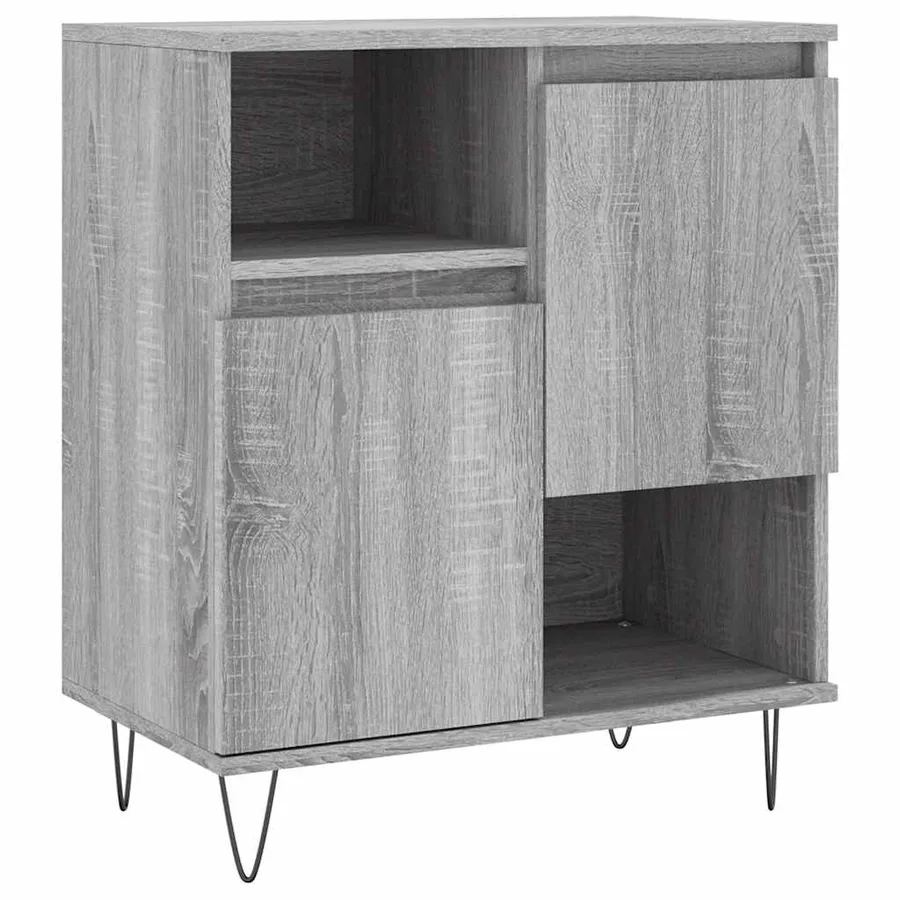Buffet Sonoma gris 60x35x70 cm Bois d'ingénierie - 2