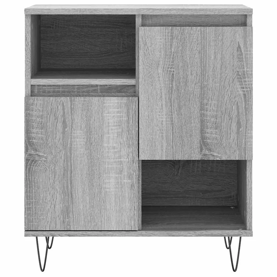 Buffet Sonoma gris 60x35x70 cm Bois d'ingénierie - 5