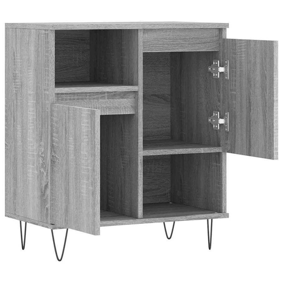 Buffet Sonoma gris 60x35x70 cm Bois d'ingénierie - 6
