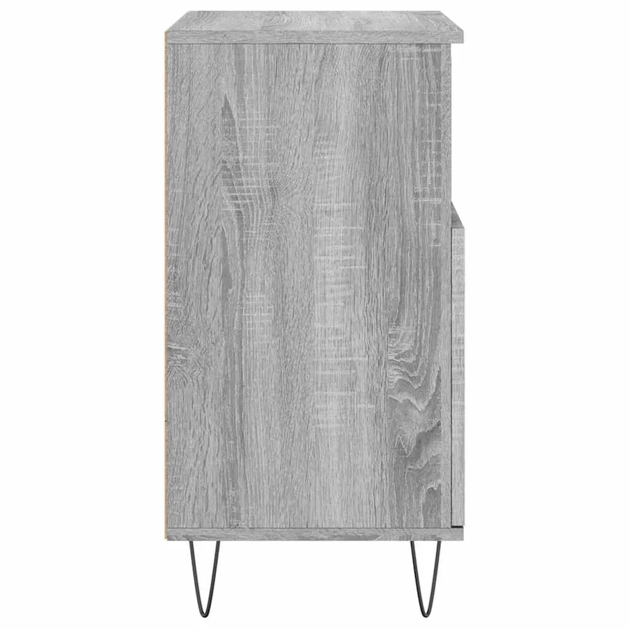 Buffet Sonoma gris 60x35x70 cm Bois d'ingénierie - 7