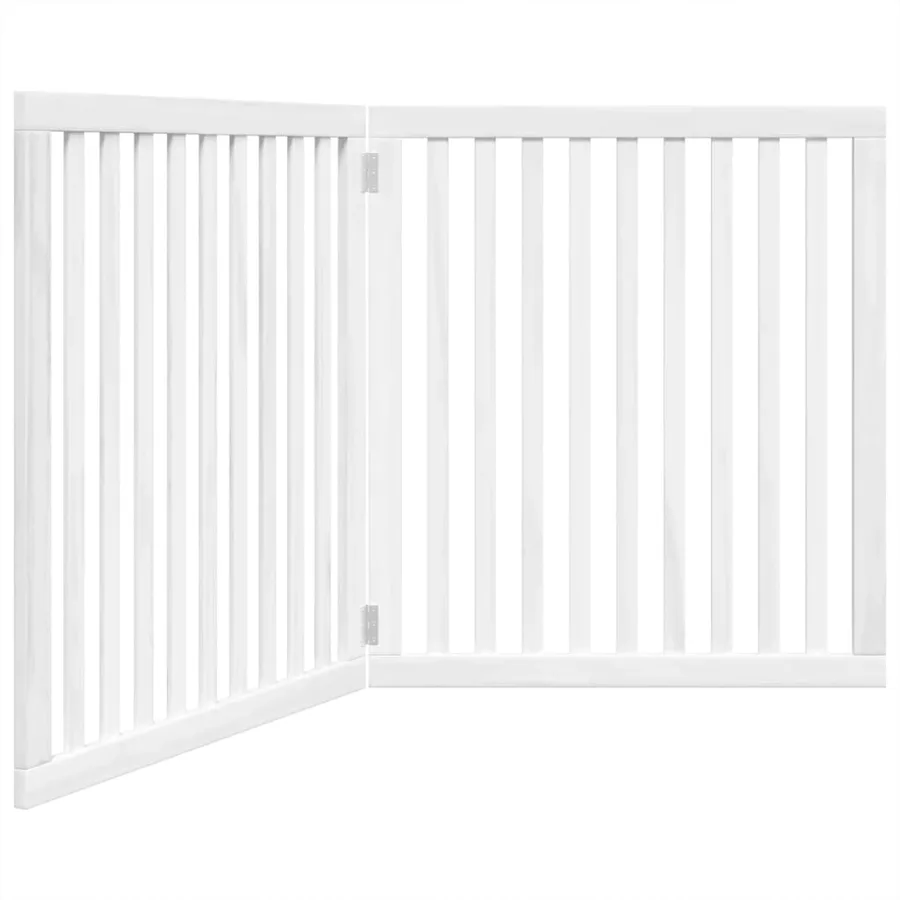 Barrière pour chien pliable 2 panneaux 160 cm bois de peuplier - 2