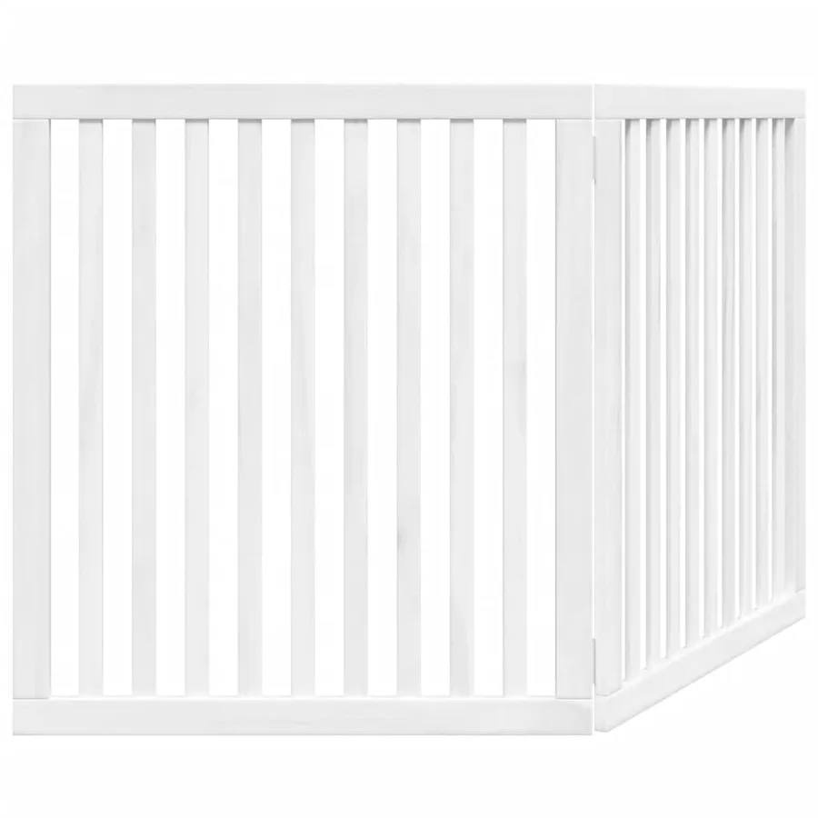 Barrière pour chien pliable 2 panneaux 160 cm bois de peuplier - 6