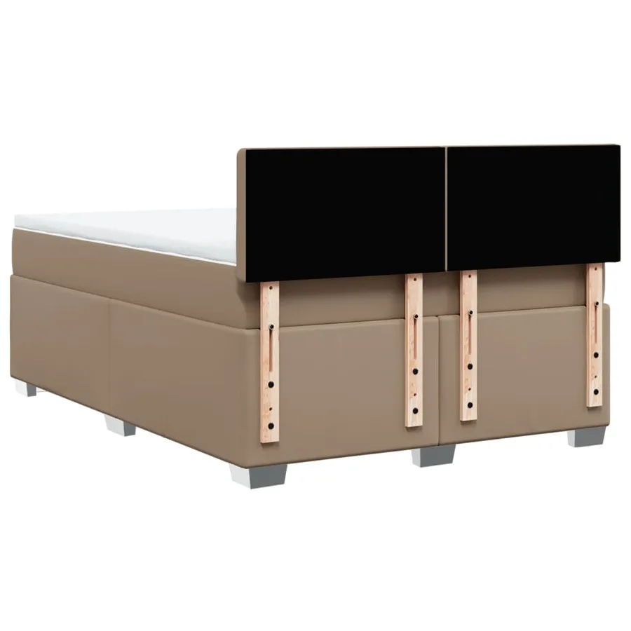 Sommier à lattes de lit avec matelas Cappuccino 160x200 cm - 10